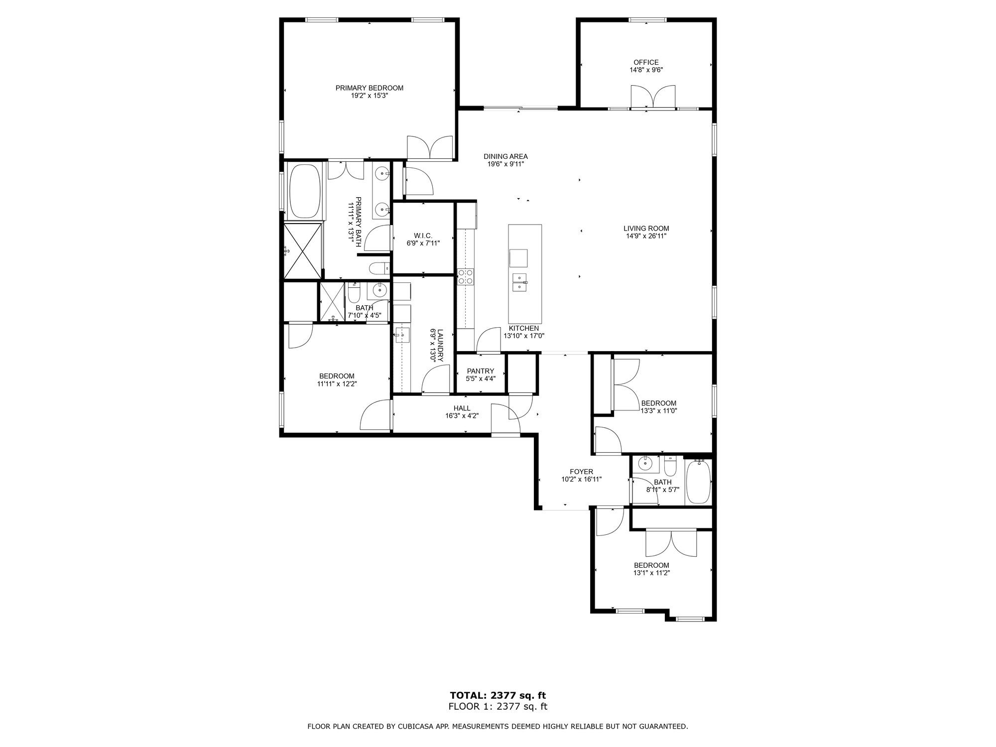 black and white floorplan